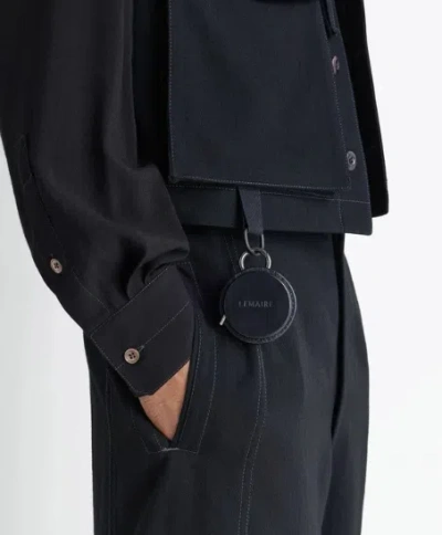 Lemaire Molded Tape Necklace In Black