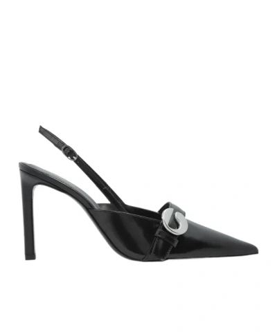 Coperni 110mm Slingback Pointed-toe Pumps In Black