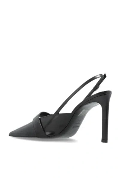Coperni 110mm Slingback Pointed-toe Pumps In Black