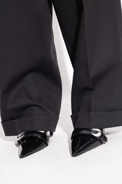 Coperni 110mm Slingback Pointed-toe Pumps In Black