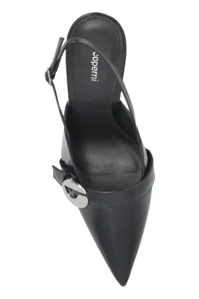 Coperni 110mm Slingback Pointed-toe Pumps In Black