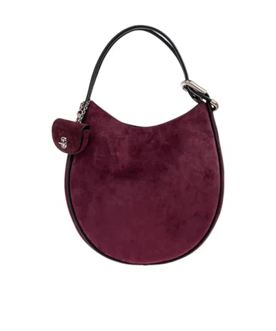 Marc Jacobs "the Dual Hobo" Large Bag In Burgundy