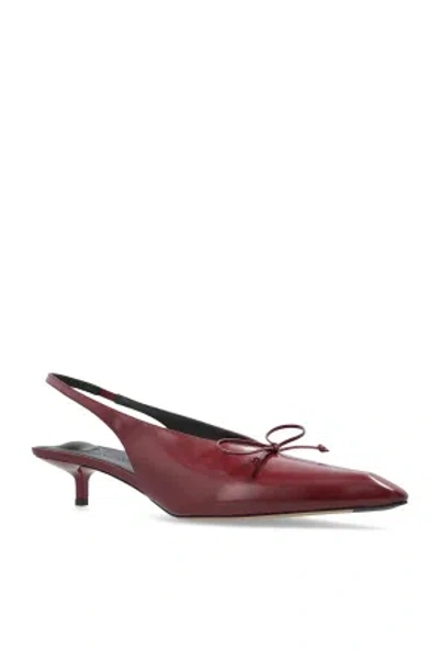 Jacquemus The "cubisto" Slingbacks In Red