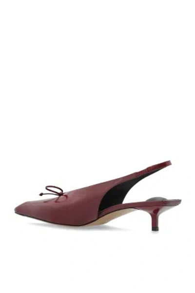 Jacquemus The "cubisto" Slingbacks In Red