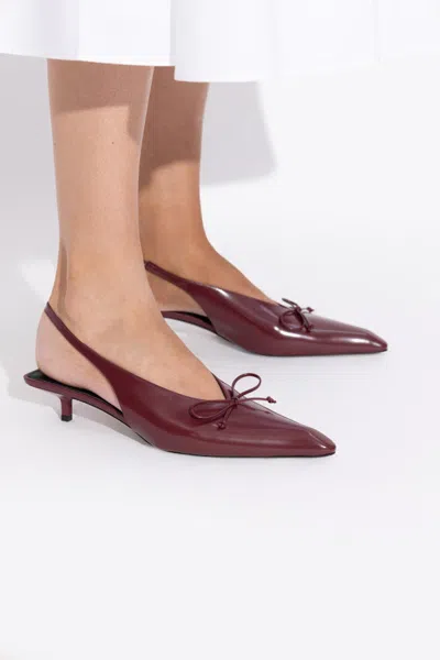 Jacquemus The "cubisto" Slingbacks In Red