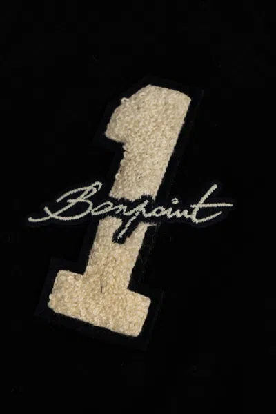 Bonpoint Long-sleeved Casual Jacket In Black