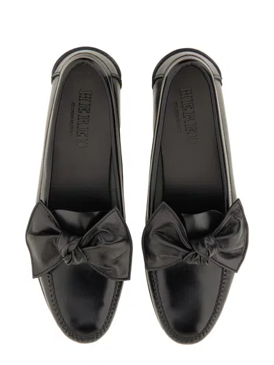 Hereu Slip-on Loafer "corbati" In Black
