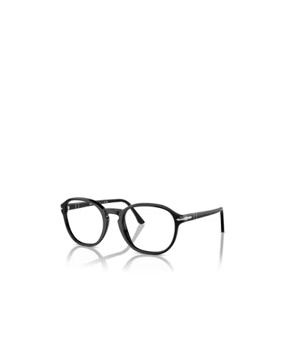 Persol Round Frame Glasses In Black