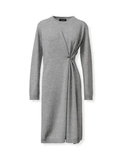 Fabiana Filippi Gestricktes Kleid Mit Knoten In Gray