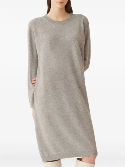 Fabiana Filippi Gestricktes Kleid Mit Knoten In Gray
