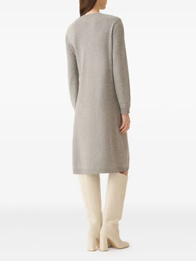 Fabiana Filippi Gestricktes Kleid Mit Knoten In Gray