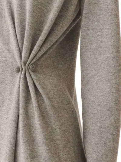 Fabiana Filippi Gestricktes Kleid Mit Knoten In Gray