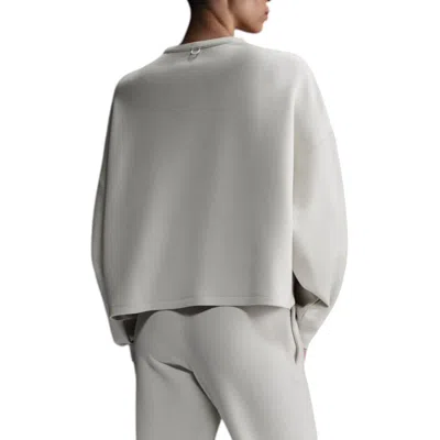 Nike Impossiblysoft Dri-fit Oversize Sweatshirt In Gray