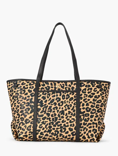 Talbots Leopard Tote - Tan - 001  In Brown
