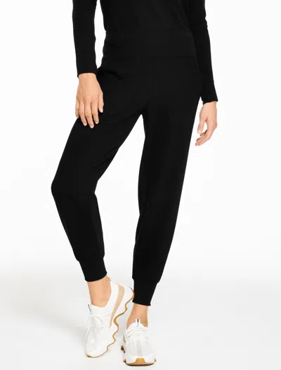 Talbots Plus Size - Tech Waffle Jogger Pants - Black - 2x  In Black
