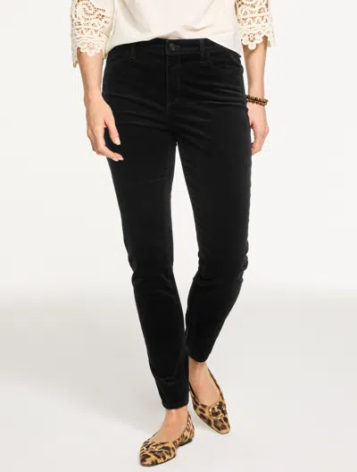 Talbots Petite - Stretch Corduroy Leggings - Black - 10  In Black