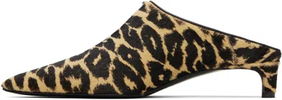 Jil Sander Pointed 'mule' In Animal Print