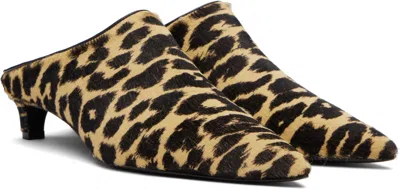 Jil Sander Pointed 'mule' In Animal Print