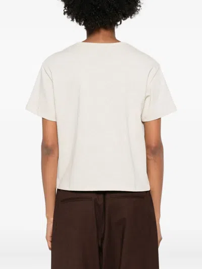 Apc Logo-print T-shirt In White