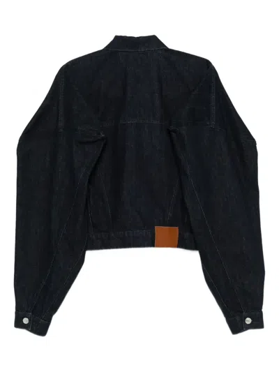 Viktor & Rolf Patch-pockets Denim Jacket In Blue