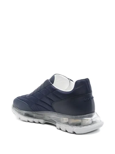 Givenchy Low Top Sneakers Featuring Quilted Design In Blue
