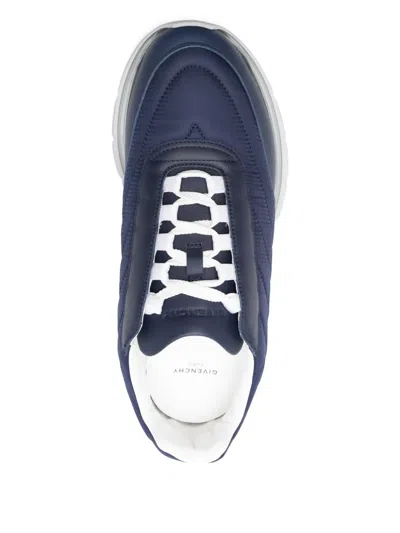 Givenchy Low Top Sneakers Featuring Quilted Design In Blue