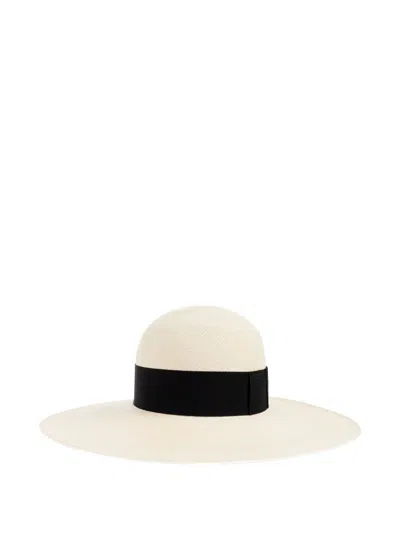 Tom Ford Wide-brim Straw Hat In Neutral