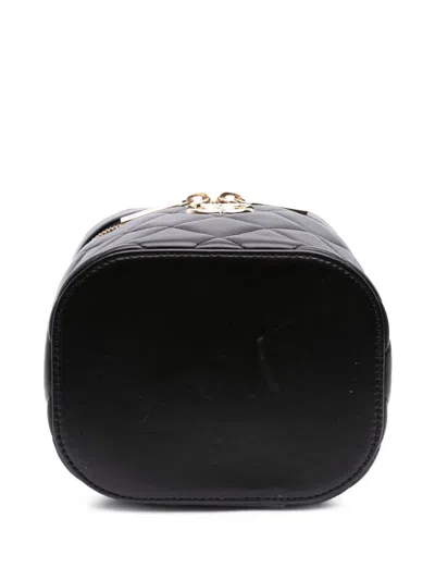 Pre-owned Chanel 2021-2025 Quilted Lambskin Trendy Cc Case Vanity Bag In Black