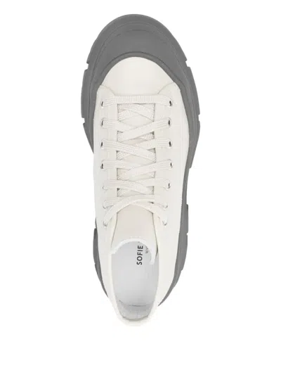 Sofie D'hoore Lace-up Chunky-sole Boots In Neutral