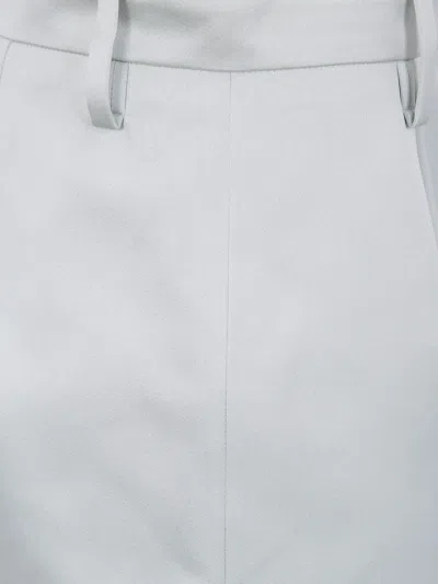 N°21 Satin Pencil Skirt In Neutral