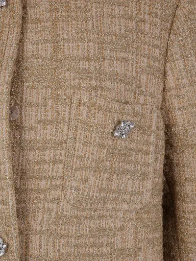 N°21 Single Breasted Coat In Neutral