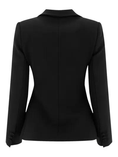 Semper Single-breasted Blazer In Black