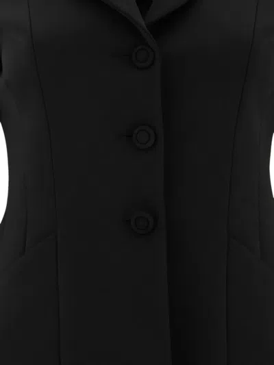 Semper Single-breasted Blazer In Black