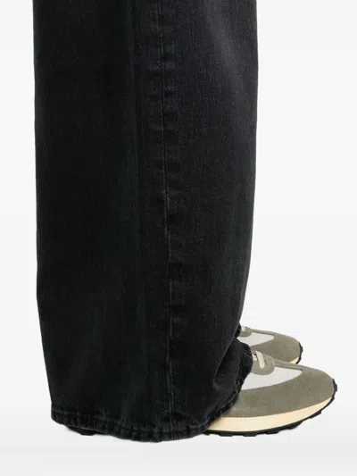 Frame High-waisted Jeans In Black