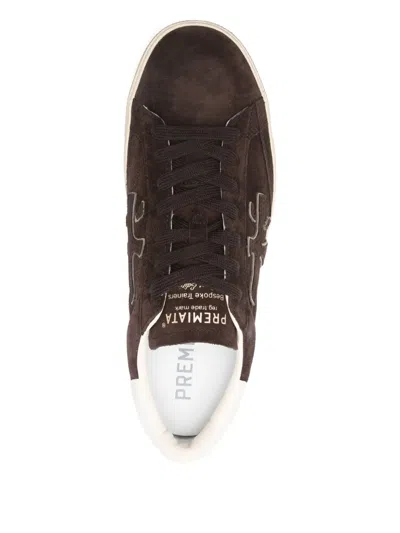 Premiata Steven Var. 7897 Sneaker In Brown