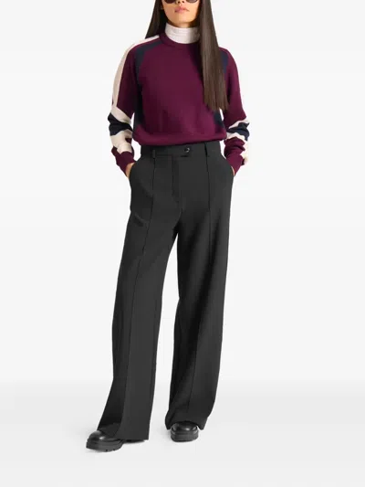 Fusalp Exposed-seam Trousers In Black