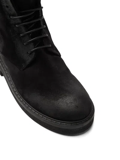 Marsèll Woman Ankle Boots Black Size 10 Leather In Black