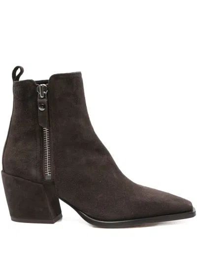 Agl Attilio Giusti Leombruni 65mm Pointed-toe Boots In Brown