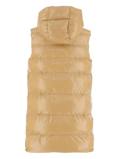 Pinko Padded Vest Graffetta In Yellow