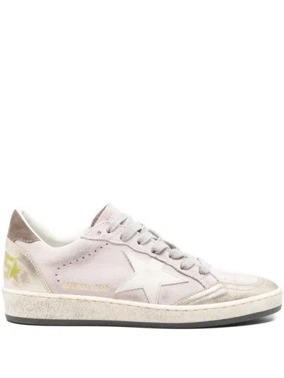 Golden Goose Ballstar Suede Upper Toe Tongue Heel And Spur Leather Star Sneakers Multicolor In Multi