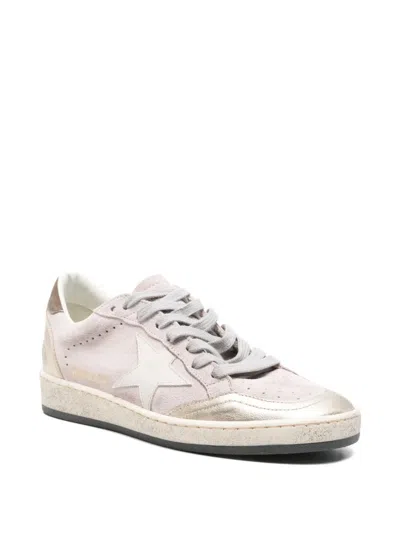 Golden Goose Ballstar Suede Upper Toe Tongue Heel And Spur Leather Star Sneakers Multicolor In Multi