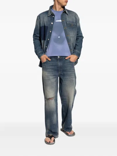 Misbhv Distressed-effect T-shirt In Multi