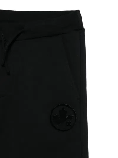 Dsquared2 Logo-detail Trousers In Black