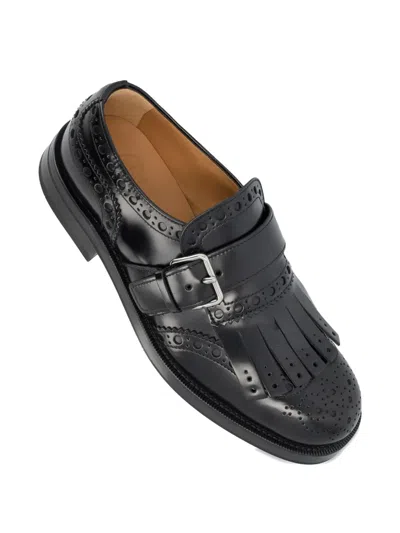 Church's A.p.c. Midnight Blue Cotton T-shirt In Black