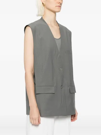 Less Blazer Vest Set In Multi