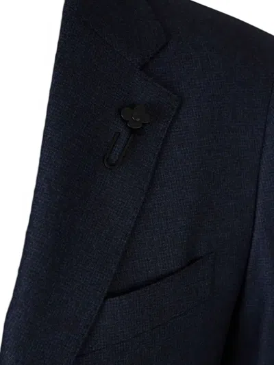 Lardini Drawstring-cuff Suit In Blue