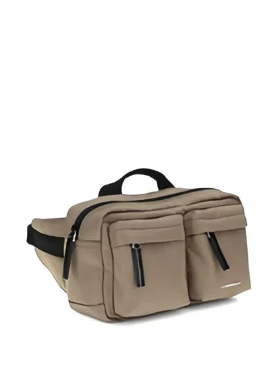 Givenchy Essential U Double-pocket Belt Bag In Brown