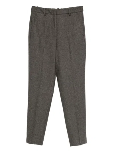 Incotex Tailored Trousers With Pockets And Loops In Gray