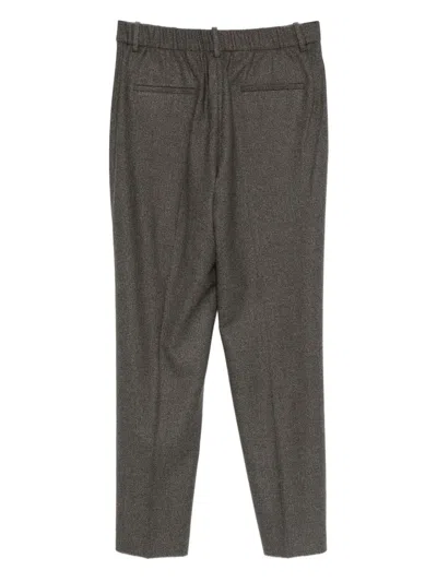 Incotex Tailored Trousers With Pockets And Loops In Gray