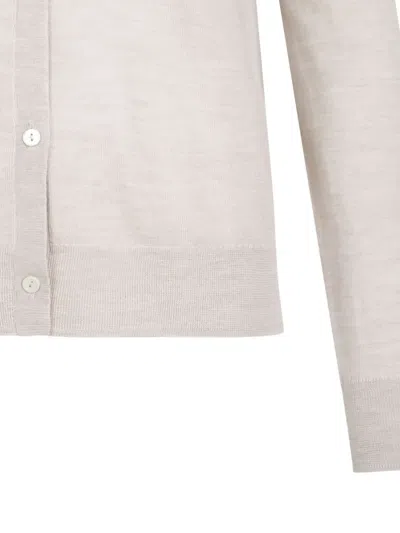 P.a.r.o.s.h Buttoned Patch-pocket Cardigan In Neutral